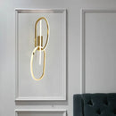 GobekUsa Gold LED Wall Sconce Dimmable Lighting Fixture Polished Steel Modern Luminarias