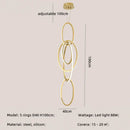 GobekUsa Gold LED Wall Sconce Dimmable Lighting Fixture Polished Steel Modern Luminarias