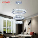 GobekUsa Crystal LED Chandelier: Modern Pendant Light for Luxury Home Decor and Living Room