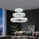 GobekUsa Crystal LED Chandelier: Modern Pendant Light for Luxury Home Decor and Living Room