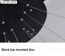 GobekUsa Modern Pendant Lights 4/3/2/1 Circle Rings Acrylic Aluminum LED Pendant Lamp for Living Room Dining Room