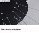 GobekUsa Modern Pendant Lights 4/3/2/1 Circle Rings Acrylic Aluminum LED Pendant Lamp for Living Room Dining Room