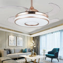 GobekUsa Invisible Gold Ceiling Fan with LED Light and Retractable Blades