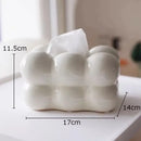 GobekUsa Cotton Candy Ceramic Tissue Box - Modern Decor
