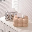 GobekUsa Cotton Candy Ceramic Tissue Box - Modern Decor