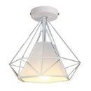 GobekUsa Iron Cage Ceiling Lamp: Modern Nordic LED Light Fixture for Kitchen, Living Room, Bedroom