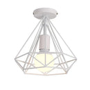 GobekUsa Iron Cage Ceiling Lamp: Modern Nordic LED Light Fixture for Kitchen, Living Room, Bedroom