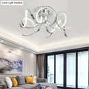 GobekUsa LED Modern Iron Crystal Aluminum Acrylic LED Lamp.LED Light.Pendant Lights.LED Pendant Light.Pendant Lamp For Foyer Bedroom