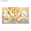 GobekUsa LED Modern Iron Crystal Aluminum Acrylic LED Lamp.LED Light.Pendant Lights.LED Pendant Light.Pendant Lamp For Foyer Bedroom