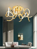 GobekUsa LED Modern Iron Crystal Aluminum Acrylic LED Lamp.LED Light.Pendant Lights.LED Pendant Light.Pendant Lamp For Foyer Bedroom