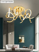 GobekUsa LED Modern Iron Crystal Aluminum Acrylic LED Lamp.LED Light.Pendant Lights.LED Pendant Light.Pendant Lamp For Foyer Bedroom