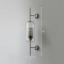 GobekUsa Modern Iron Mesh Wall Mount Lamp with Clear Glass Shade