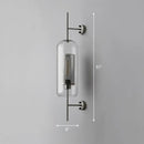 GobekUsa Modern Iron Mesh Wall Mount Lamp with Clear Glass Shade