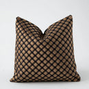 GobekUsa Ivory Tawny Rabbit Fur Handmade Throw Pillow Covers - Modern Luxury Decor