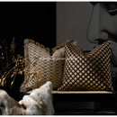 GobekUsa Ivory Tawny Rabbit Fur Handmade Throw Pillow Covers - Modern Luxury Decor
