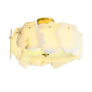 GobekUsa Ivory White Marble Copper LED Ceiling Light Luxury Modern Fixture