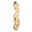 GobekUsa Ivory White Marble Copper LED Ceiling Light Luxury Modern Fixture
