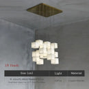 GobekUsa Jade Design Chinese Chandelier for Duplex Villa Restaurant and Living Room