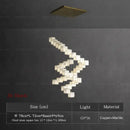 GobekUsa Jade Design Chinese Chandelier for Duplex Villa Restaurant and Living Room