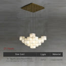 GobekUsa Jade Design Chinese Chandelier for Duplex Villa Restaurant and Living Room