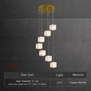 GobekUsa Jade Design Chinese Chandelier for Duplex Villa Restaurant and Living Room