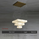 GobekUsa Jade Design Chinese Chandelier for Duplex Villa Restaurant and Living Room