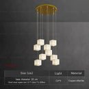 GobekUsa Jade Design Chinese Chandelier for Duplex Villa Restaurant and Living Room