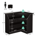 Velmor Modern L-Shaped Reception Desk With Storage Shelves (SAK81036) by SAKSBY WHOLESALE