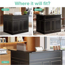 Velmor Modern L-Shaped Reception Desk With Storage Shelves (SAK81036) by SAKSBY WHOLESALE