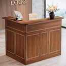 Velmor Modern L-Shaped Reception Desk With Storage Shelves (SAK81036) by SAKSBY WHOLESALE