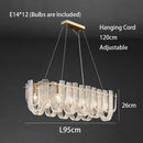 GobekUsa Dimmable LED Copper Ceiling Chandelier for Luxurious Living Room Lighting