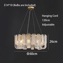 GobekUsa Dimmable LED Copper Ceiling Chandelier for Luxurious Living Room Lighting