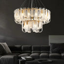 GobekUsa Dimmable LED Copper Ceiling Chandelier for Luxurious Living Room Lighting