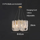 GobekUsa Dimmable LED Copper Ceiling Chandelier for Luxurious Living Room Lighting