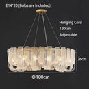 GobekUsa Dimmable LED Copper Ceiling Chandelier for Luxurious Living Room Lighting