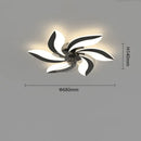 GobekUsa Ceiling Fan Light Remote Control LED Ventilator Living Room Bedroom Indoor Lamp