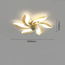 GobekUsa Ceiling Fan Light Remote Control LED Ventilator Living Room Bedroom Indoor Lamp