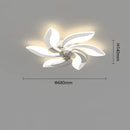 GobekUsa Ceiling Fan Light Remote Control LED Ventilator Living Room Bedroom Indoor Lamp