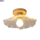GobekUsa Clear Glass LED Ceiling Light Fixture for Modern Home Aisle Balcony Restaurant Hallway Lighting