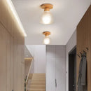 GobekUsa Clear Glass LED Ceiling Light Fixture for Modern Home Aisle Balcony Restaurant Hallway Lighting