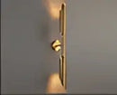 GobekUsa Gold LED Wall Lamp Indoor Copper Sconce for Living Room Bedroom