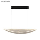 GobekUsa Leaf Shaped Acrylic LED Suspension Light - Natural Elegance for Dining Room