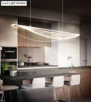 GobekUsa Leaf Shaped Acrylic LED Suspension Light - Natural Elegance for Dining Room
