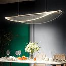 GobekUsa Leaf Shaped Acrylic LED Suspension Light - Natural Elegance for Dining Room