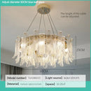 GobekUsa Crystal LED Ceiling Lamp for Modern Living Room with Warm Light and Eye Protection