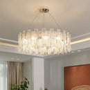 GobekUsa Crystal LED Ceiling Lamp for Modern Living Room with Warm Light and Eye Protection