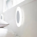 GobekUsa Modern LED Acrylic Wall Sconce – Halo Ring White Lighting Fixture in Warm/White Light