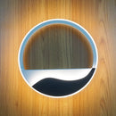 GobekUsa Modern LED Acrylic Wall Sconce: Warm/White Light in White/Black Fixture