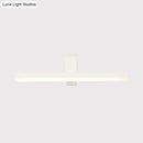 GobekUsa Modern LED Bathroom Vanity Light - Stylish Black/White Wall Lighting with Slender Metal Shade - Warm/White Light