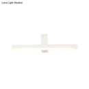 GobekUsa Modern LED Bathroom Vanity Light - Stylish Black/White Wall Lighting with Slender Metal Shade - Warm/White Light